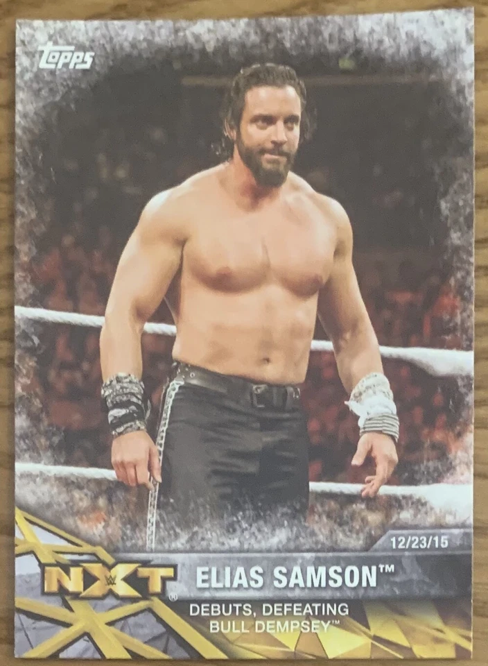 ELIAS, 2017 TOPPS WWE / NXT COLLECTOR'S CARD IN EXCELLENT CONDITION ! - Image 1 of 1