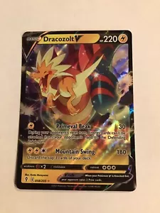 Dracozolt V 058/203 Evolution Skies Pokémon JCC Casi Nuevo - Tarjeta Ultra Rara como Nuevo - Imagen 1 de 4