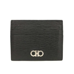 Tarjetero de cuero Salvatore Ferragamo Gancini/2BD1452 - Imagen 1 de 8