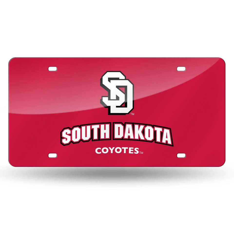 South Dakota Coyotes Laser Tag License Plate.  #957 - Image 1 of 1