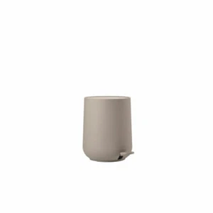 Zone Denmark Pedaleimer Nova Treteimer Mülleimer Kosmetikeimer Badeimer Taupe 3L - Picture 1 of 3