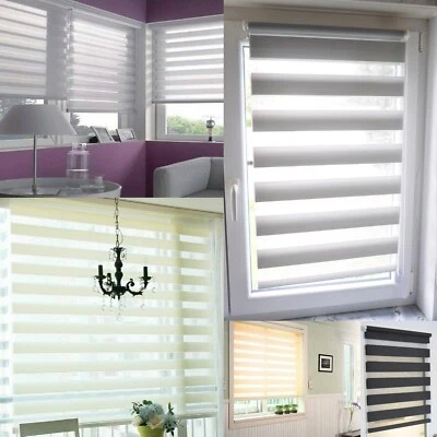 Duo Rollo Easy Klemm fix ohne Bohren Doppel Ketten zug Vario Seiten Tür Fenster - Bild 1 von 4