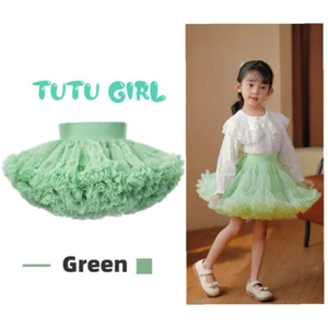 Kids Baby Girls Tutu Skirt Pettiskirt Fluffy Tulle Princess Ballet Dance Party - Picture 1 of 15