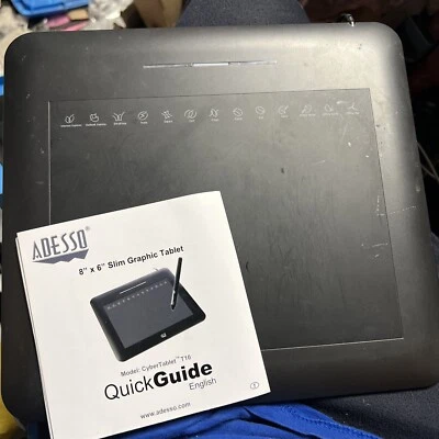 Adesso 8" x 6" Graphic Tablet (CyberTablet T10) - Image 1 of 4