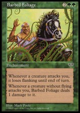 Magic the Gathering MTG Barbed Foliage (207) Mirage   NM