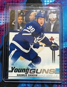 2019-20 Upper Deck Series 1 Young Guns Rasmus Sandin #222 - Picture 1 of 2