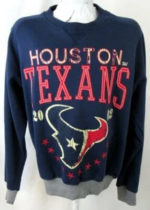 Houston Texans Mens Medium "EST 2002" Pullover Crew Sweatshirt AHTX 21 - Picture 1 of 6