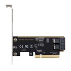 PCIE 8X to 2-Port U.2 Adapter Card SFF8643 Dual NVMe SSD PCIE X8 Expand5275