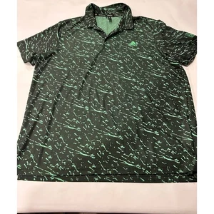 Camisa Polo de Golf Adidas Azul Primado Reciclado Océano Plástico Verde Elastizada XXL - Imagen 1 de 5