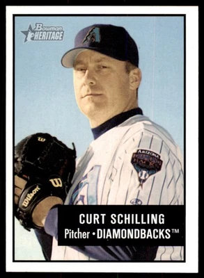2003 BOWMAN HERITAGE CURT SCHILLING ARIZONA DIAMONDBACKS #140 - Image 1 of 2