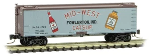Micro-Trains MTL Z-Scale 40ft Wood Reefer Farm-to-Table #8 Midwest Catsup #4722 - Picture 1 of 1