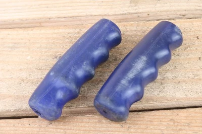 Brooks Blue Handlebar Grips Set 22.2mm Vintage Retro Raleigh BSA City Bike 1960s - Image 1 of 4