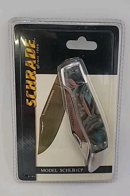 Schrade Lil Rascal SCHLB2CP Folding Pocket Knife Single Blade New - Image 1 of 4