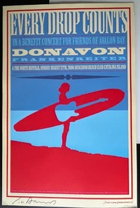 Every Drop Counts Benefit Donavan Frankenreiter Signed by John Van Hamersveld - Picture 1 of 2