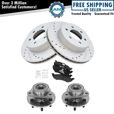 Front Brake Pad & Rotor Kit Fits 2000-2002 Dodge Dakota Durango - Image 1 of 4