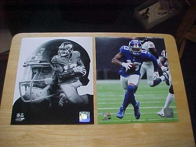 (2) Fotos con licencia de Odell Beckham New York Giants ENVÍO GRATUITO Foto 1 de 1