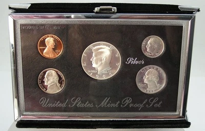 1992 S 5 Coin United States Mint Premier Silver Proof Set Boxed COA - Image 1 of 4