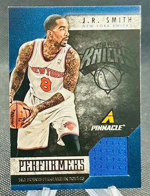 2013-14 Panini Pinnacle Performers Game Worn Jersey J.R. Smith New York Knicks 5 - Image 1 of 2