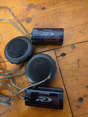 Par de tweeter componente Alpine SPR 10TW 150 W RMS potencia, 450 W potencia máxima Foto 1 de 2