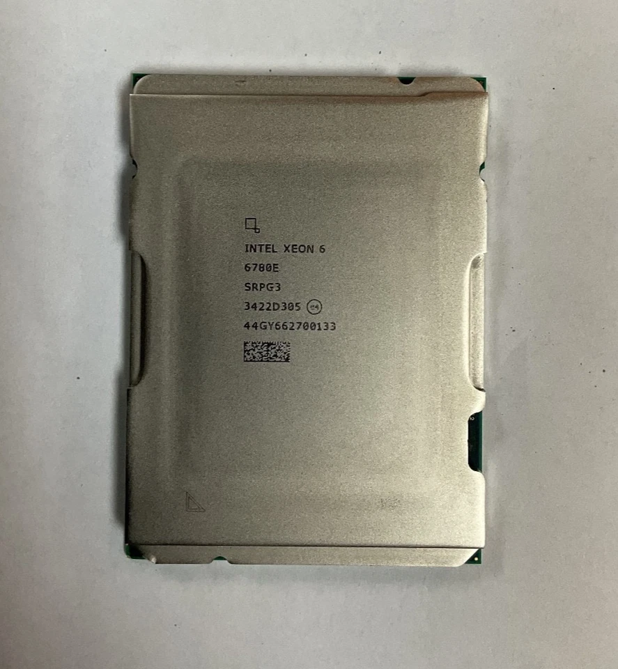 英特尔至强 6 6780E 处理器 SRPG3 2.2Ghz 144-CORE 108 MB 缓存插座 4710 — 第 1/1 张图片