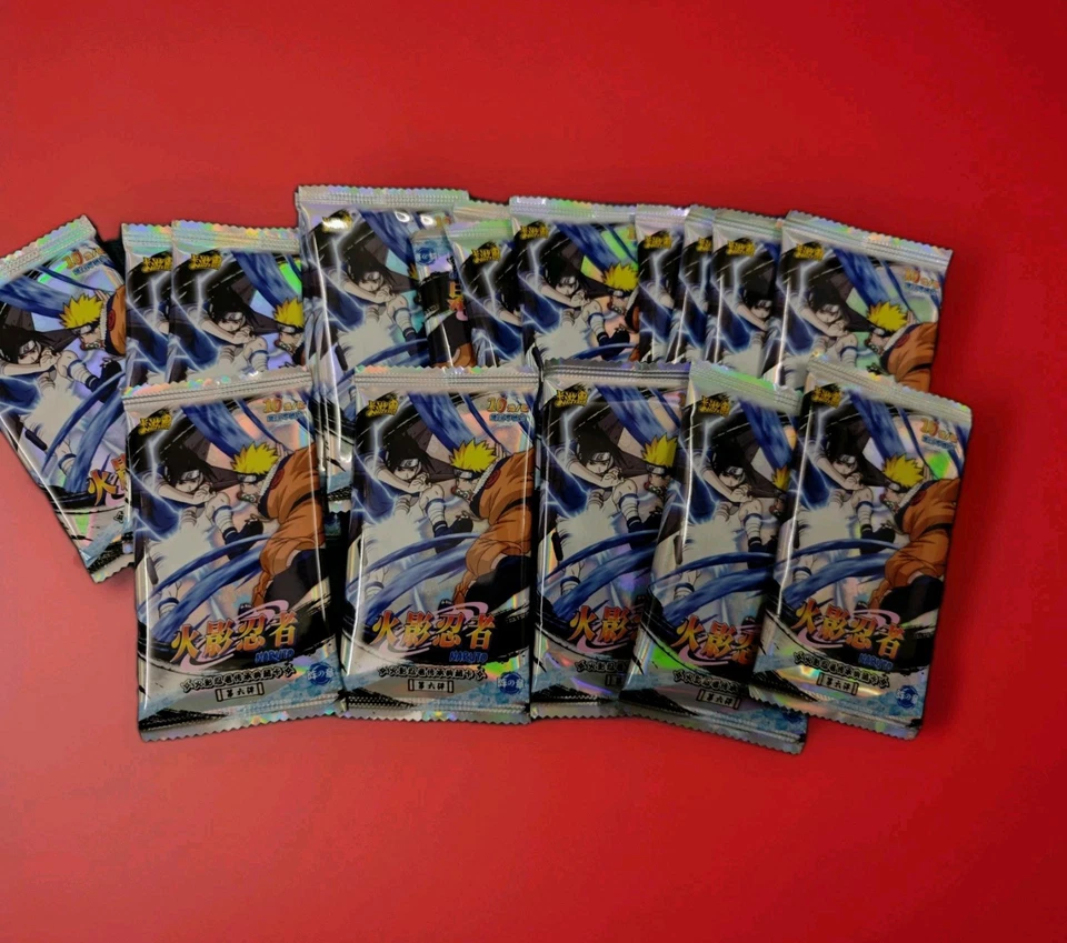 Lote de 100 paquetes sellados Kayou Naruto Naruto TCG nivel 4 onda 6 a granel, 500 cartas  Foto 1 de 4