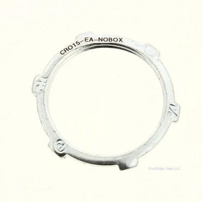 Tuerca de seguridad de conducto CROUSE HINDS acero rígido/conducto IMC 1-1/2" UL tuerca de seguridad #15 Foto 1 de 4