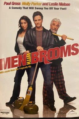 Men With Brooms region 1 US release DVD (2002 Leslie Nielsen comedy movie) - Image 1 of 2