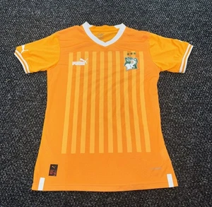 Maglia Puma Nazionale Calcio Costa d'Avorio Taglia Large Vestibilità Come Una Medium - Foto 1 di 5
