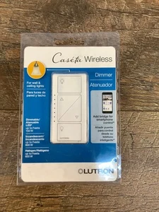 New Lutron Caseta PD-6WCL-WH-R Smart Lighting Dimmer Switch LED+ 150w 1 Pole - Picture 1 of 3
