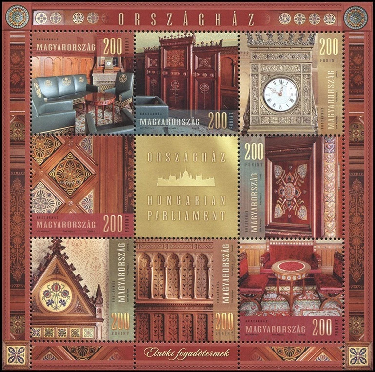 Hungary 2014. Speaker's Reception Halls (MNH OG **) Miniature Sheet - Image 1 of 1