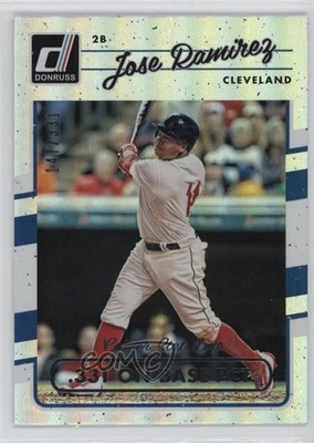 2017 Panini Donruss Stat Line Career /331 Jose Ramirez #85 - Image 1 of 2