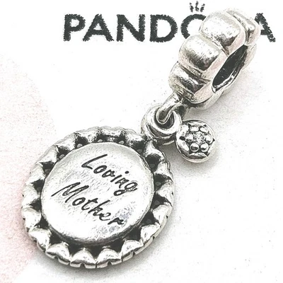 Pandora Charm Loving Mother - liebevolle Mutter 791127 Zirkonia Silber Original - Bild 1 von 4