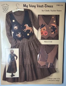 My Very Best Dress Book de Cindy Taylor Oats #TMB 134 talla 6-22 de colección '96 sin usar-F2 - Imagen 1 de 6