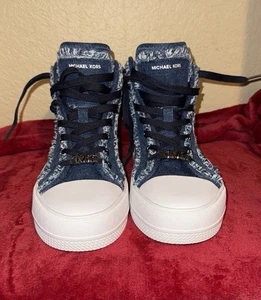 Damen Michael Kors Evy High Top Denim Größe 9,5 - Bild 1 von 5