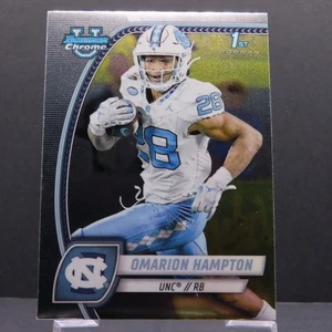 Omarion Hampton Rookie 2024 Bowman Chrome U 1st #198 Chargers - Bild 1 von 2