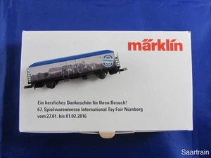 Märklin modelo especial feria de juguetes 2016 Weihenstephan vagón de cerveza con embalaje original - Imagen 1 de 2