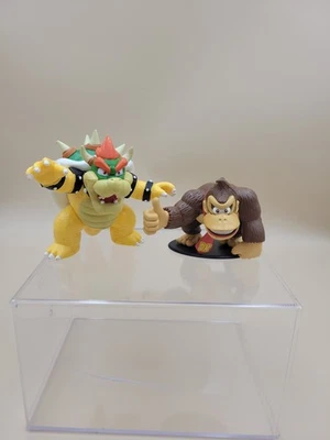 NINTENDO DONKEY KONG & Bowser Super Mario Bros 2-3 Inch Action Figure Toy 2007 - Image 1 of 4