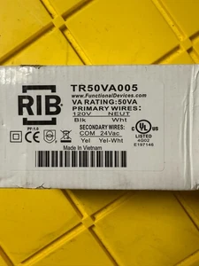 FUNCTIONAL DEVICES RIB TR50VA005 Class 2 Transformer 50 VA Open Hub Foot  [VII] - Picture 1 of 2