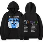 Eminem Slim Shady Tour Dwustronne bluzy z kapturem Hip Hop Rap Punk Rock