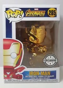IRON MAN CHROME - #285 AVENGERS INFINITY WAR - MARVEL EXCLUSIVE POP! VINYL - Picture 1 of 1
