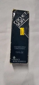 Rare Cachet Noir COLOGNE SPRAY CONCENTRATE By Prince Matchabelli 15 oz Spray New - Picture 1 of 3
