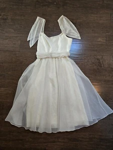 Handgefertigtes Glasperlenkleid Vintage 60er 70er Jahre formelles Midi-Kleid - Bild 1 von 20