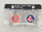 Great American Products MLB Boston Red Sox 2 Piece Square 2 oz.Shot Glass Set