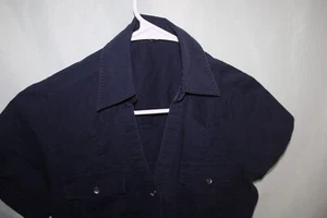 EXPRESS Women's S Stretch Blouse Shirt Cotton Poly Spandex - Picture 1 of 5