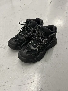 Kenzo Inka Mid Top Sneakers Womens 7 US FA62SN300L69 Black EU Size 38 - Picture 1 of 9