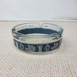 Vintage Caesars Palace Hotel & Casino Las Vegas Ashtray Blue & White - Picture 1 of 7