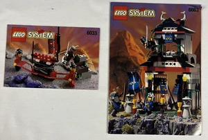 Vintage Lego Instruction Manuals Only Castle Knights 6033 6083 - Picture 1 of 4