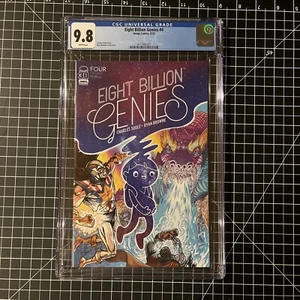 🔥Eight Billion Genies #4 CGC 9.8 NM/M Cover A Optioned Amazon Prime Image🔥 - Imagen 1 de 12