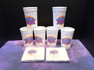 Super Bowl XXIX January 29, 1995 Miami Florida lot of 6 cups and 2 Napkins - Picture 1 of 9