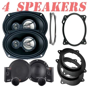 For 2002-2011 Toyota Camry 6.5" Front Door & Rear Deck 6x9" Upgrade Speakers set - Picture 1 of 6